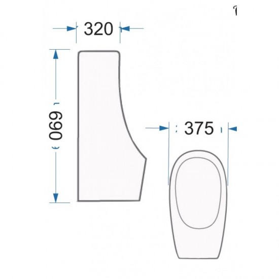 Писоар ICC 3732