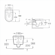 Конзолна тоалетна чиния ICC 3755B BIDET