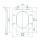 Тоалетна седалка ICST 3755W/3755W BIDET SEAT