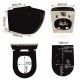Конзолна тоалетна чиния ICC 3755B BIDET