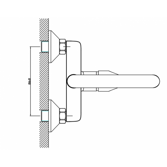 Месингов смесител LINNI ICF 5108152 7313