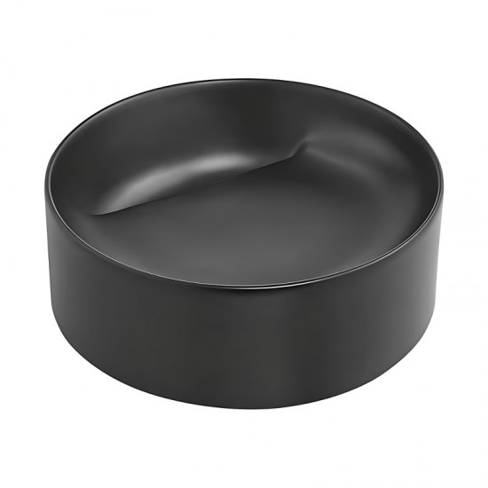 ПОРЦЕЛАНОВ УМИВАЛНИК MAGENTA MATT BLACK 4215MB