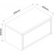 Мебели за баня PVC ICP 4540-80
