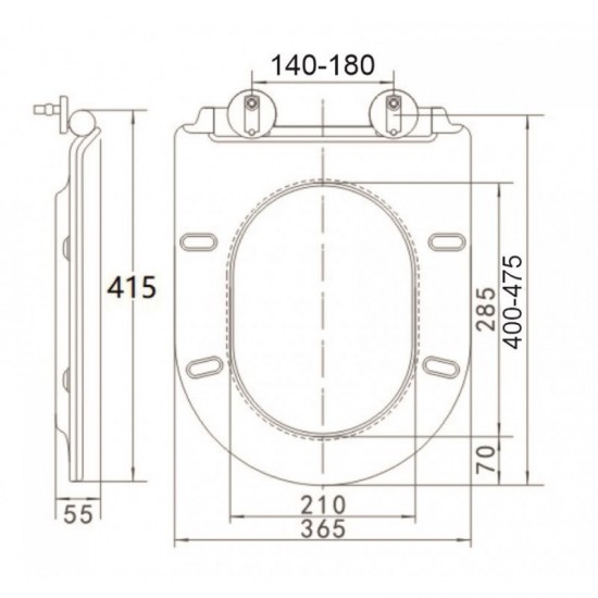 Тоалетна седалка ICST 4863/3635 SEAT