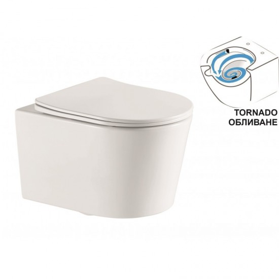 Конзолна тоалетна чиния Tornado ICC 4936