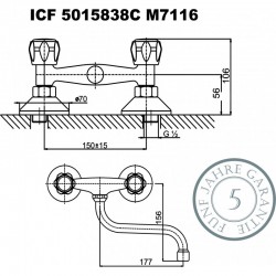 Смесители » КЛИЕР  » ICF 5015838C M7116