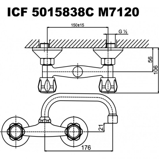 Смесители » КЛИЕР  » ICF 5015838C M7120