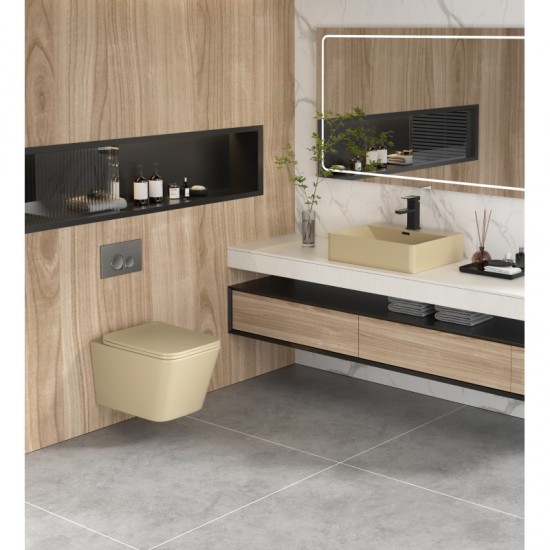 Конзолна тоалетна чиния ICC 5135BEIGE