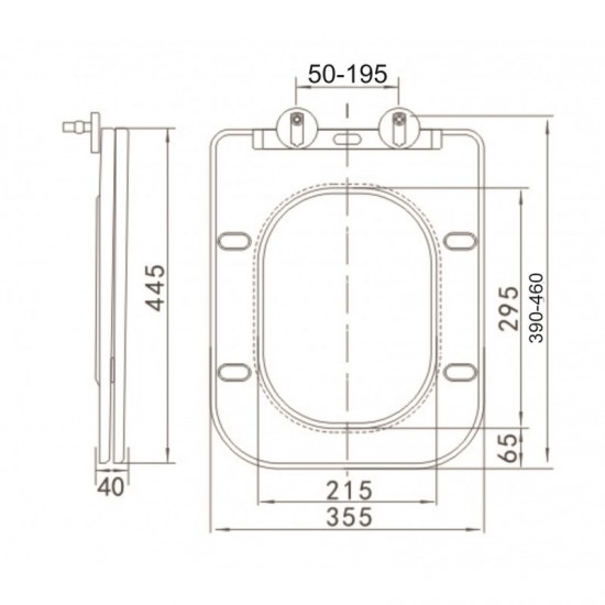 Тоалетна седалка ICST 5135MB SEAT