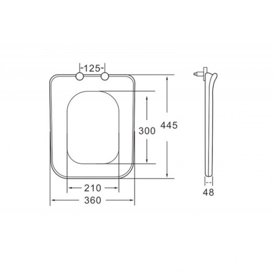 Тоалетна седалка ICST 5135W SEAT