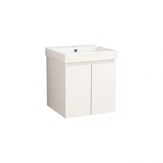 PVC ШКАФ ALDENE-50 5155-50W+УМИВ. 5953W-51CM