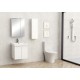 PVC ШКАФ ALDENE-50 5155-50W+УМИВ. 5953W-51CM