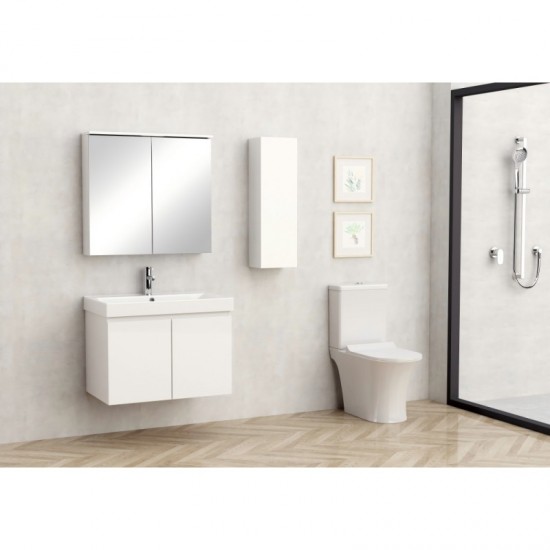 PVC ШКАФ ALDENE-75 5155-75W+УМИВ. 5953W-76CM