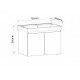 PVC ШКАФ ALDENE-75 5155-75W+УМИВ. 5953W-76CM