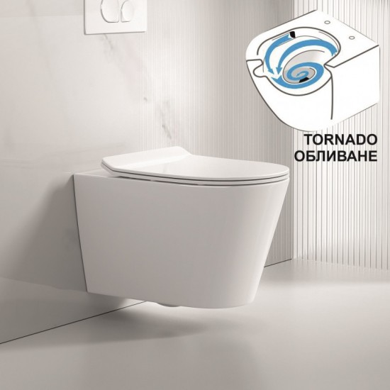 Стенна тоалетна чиния ICC  5237 TORNADO