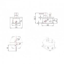 Месингов смесител за вграждане ICF 554015