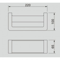 Аксесоар  за баня ELINOR WHITE ICA  5560W