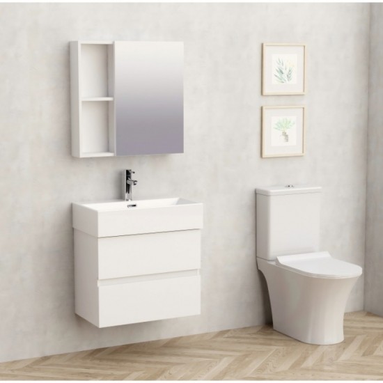 PVC ШКАФ COMPACT 5845W + УМИВ. 6036W