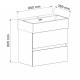 PVC ШКАФ COMPACT 5845W + УМИВ. 6036W