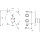 Месингов смесител за вграждане ICF 595027B