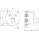Месингов смесител за вграждане ICF 595028C