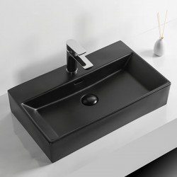 ПОРЦЕЛАНОВ УМИВАЛНИК COMPACT MATT BLACK 6036MB