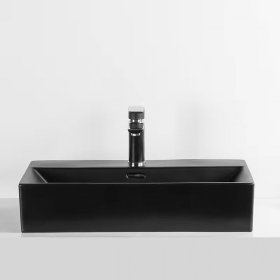 ПОРЦЕЛАНОВ УМИВАЛНИК COMPACT MATT BLACK 6036MB