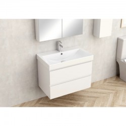 PVC ШКАФ AKADIA-75 6038-75W+УМИВ. 5953W-76CM