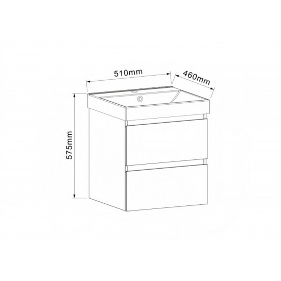 PVC ШКАФ BELLINI-50 6039-50