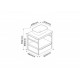 Мебели - комплекти в сет ICP 6056-039 КОМО С 887BLACK