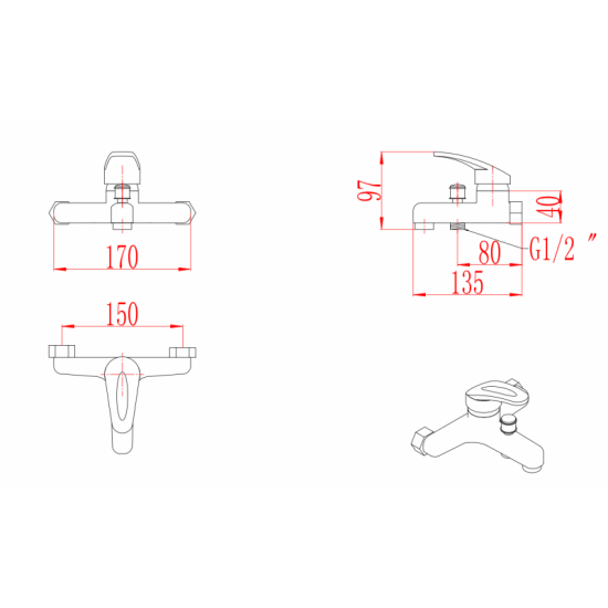 Смесители КАПРИ ICF 6342041