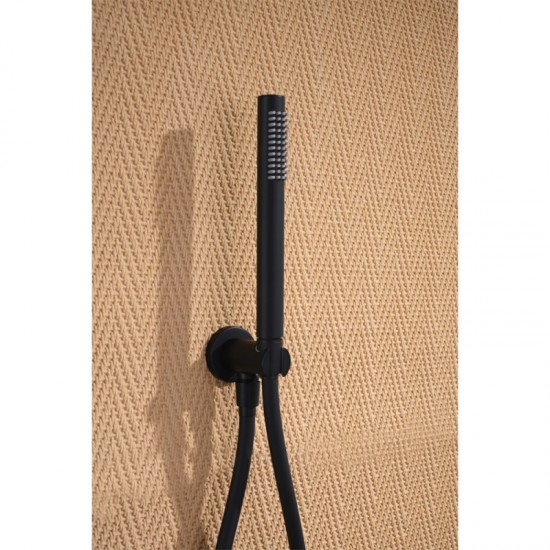 CATARINE MATT BLACK СМЕСИТЕЛ ЗА ВГРАЖДАНЕ ЗА ДУШ 634503MB