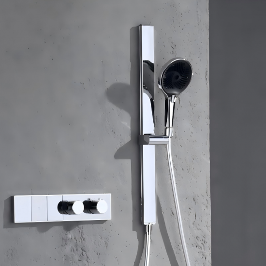 DEVONTE CHROME СМЕСИТЕЛ ЗА ВГРАЖДАНЕ ЗА ДУШ 634578C