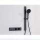 DEVONTE MATT BLACK СМЕСИТЕЛ ЗА ВГРАЖДАНЕ ЗА ДУШ 634578MB