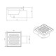 Подов Сифон ICD  6413 C