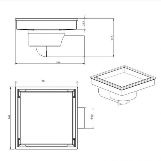 Подов Сифон ICD 6416C
