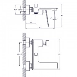 Месингов Смесител »  ЕЛЛА ICF 6455155