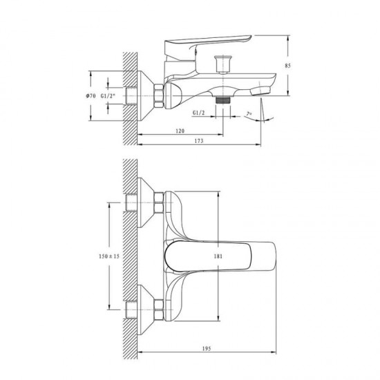 Месингов Смесител АДАЛИЯ ICF 6498198