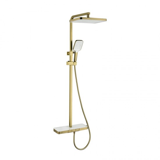 ДУШ СИСТЕМА С ТЕРМОСТАТ 6703BRUSH GOLD