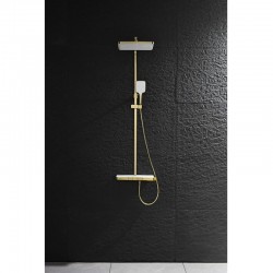 ДУШ СИСТЕМА С ТЕРМОСТАТ 6703BRUSH GOLD