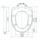 Тоалетна седалка ICST 6739 UF SEAT