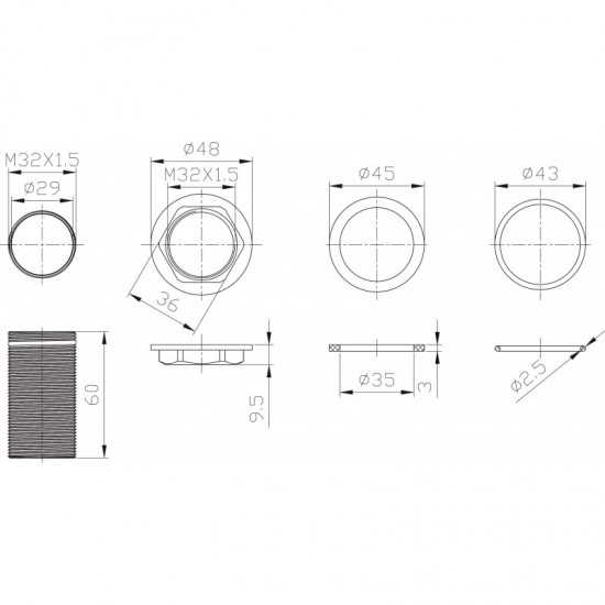 Резервни части ICSP F7011 MOUNTING SET