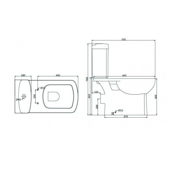 Седалка  ICST 7037В 1