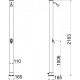 Соларен външен душ ICL 70508