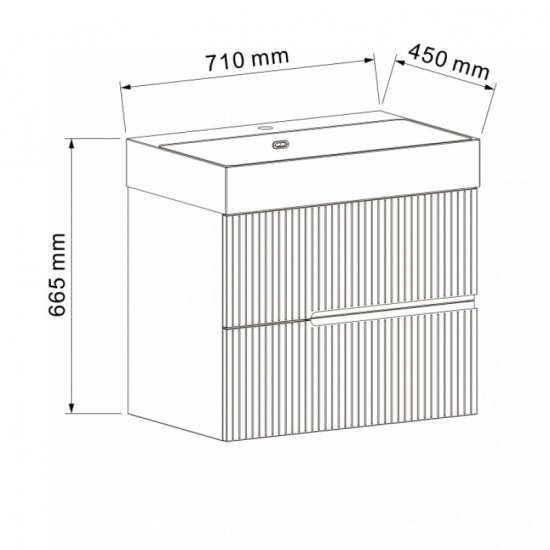 PVC ШКАФ ELORIA 7056BG