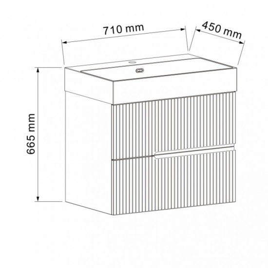 PVC ШКАФ ELORIA 7056BR