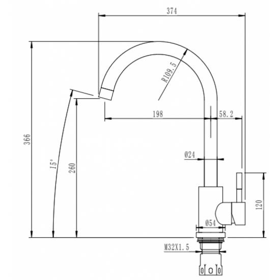 Смесители ELIDA ICF 7107011C 7313