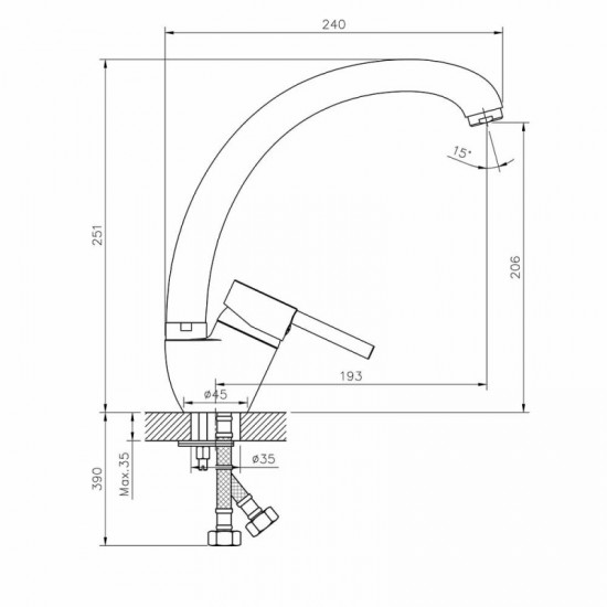 Месингов Смесител »  КРИСТИ  ICF 7258290 7313