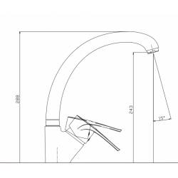 Месингов смесител ICF 754032C M7313 