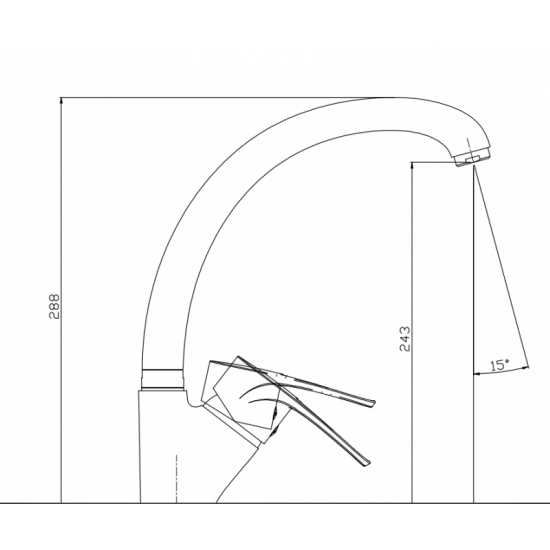 Месингов смесител ICF 754032C M7313 